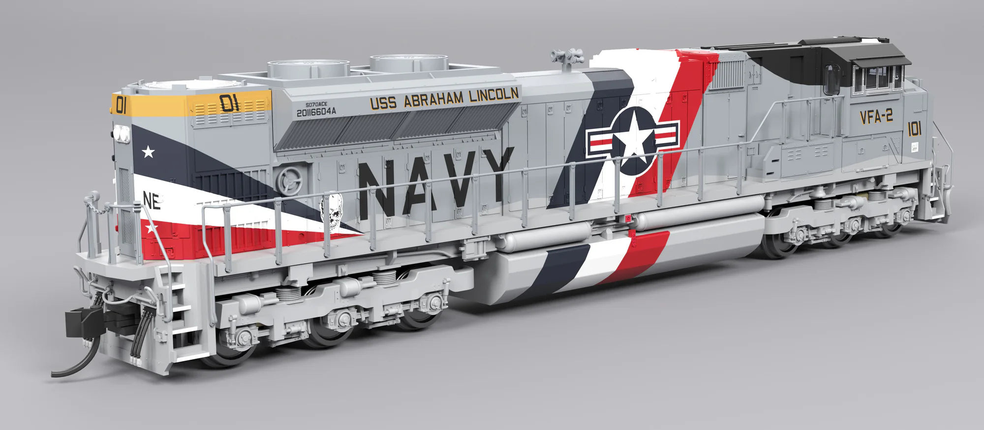 Broadway Limited (N) 9983 | EMD SD70ACe | US Navy #101 Fantasy Paint | Stealth (No-Sound)
