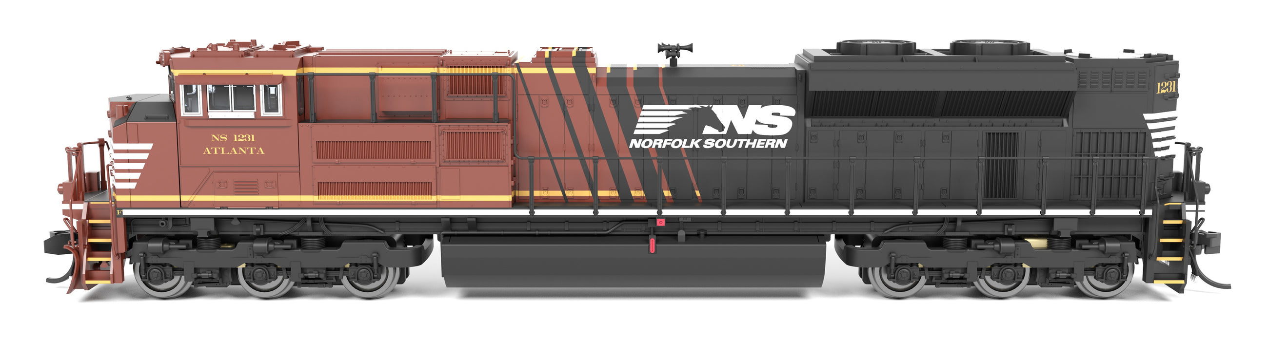 Broadway Limited (N Scale) | EMD SD70ACe | Norfolk Southern Office Car Special