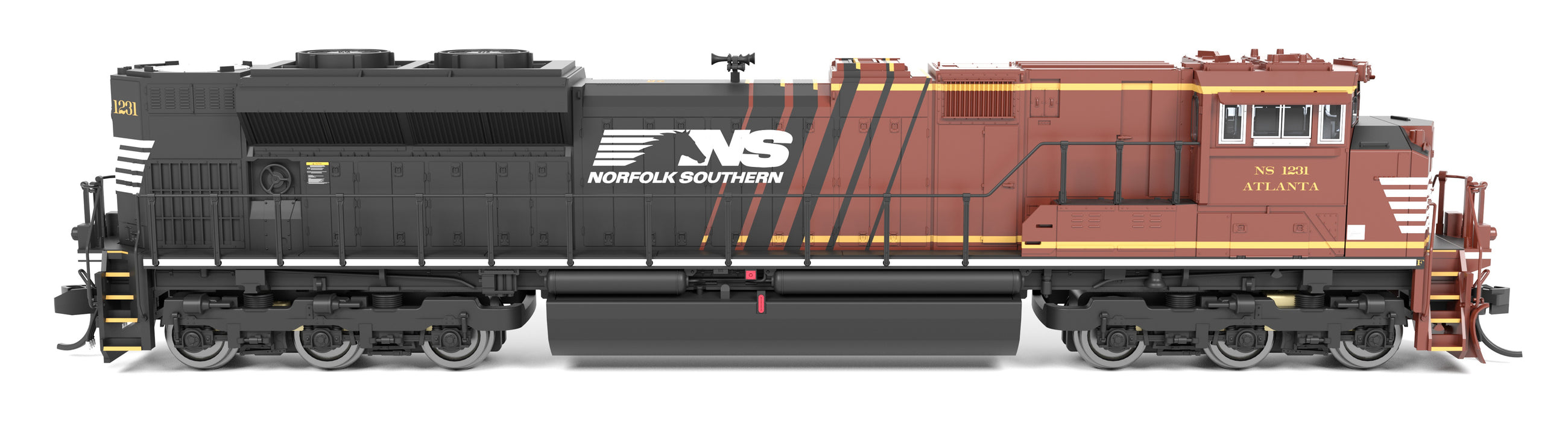 Broadway Limited (N Scale) | EMD SD70ACe | Norfolk Southern Office Car Special