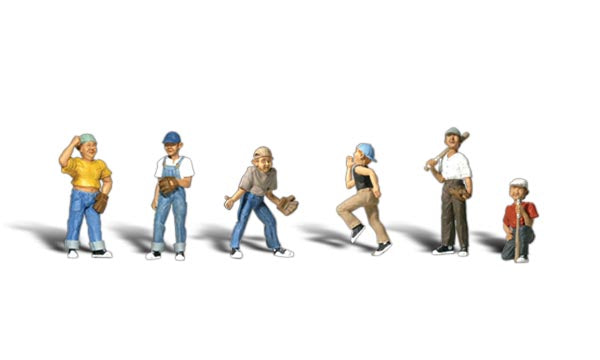 WOODLAND SCENIC N Scale A2146 | Baseball Players (II)