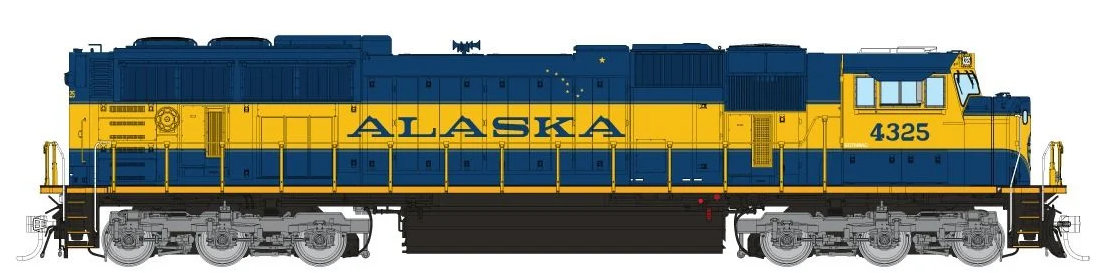 Rapido N Scale | EMD SD70MAC (Flared Radiator) | Alaska Railroad