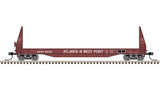 Atlas N Master | 50' SIECO Pulpwood Flat Car | Atlanta & West Point