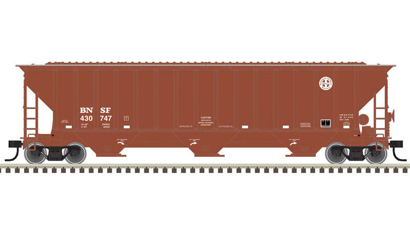 Atlas N Trainman | Thrall 4750 Covered Hopper | BNSF (Circle Cross)