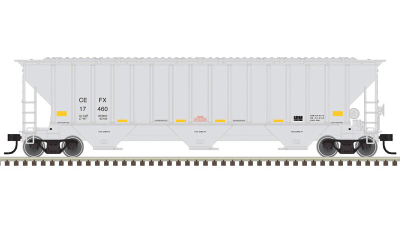 Atlas N Trainman | Thrall 4750 Covered Hopper | CIT Group (Gray)