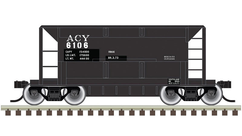 Atlas N Trainman | 70 Ton Ore Car | Akron Canton & Youngstown Railroad