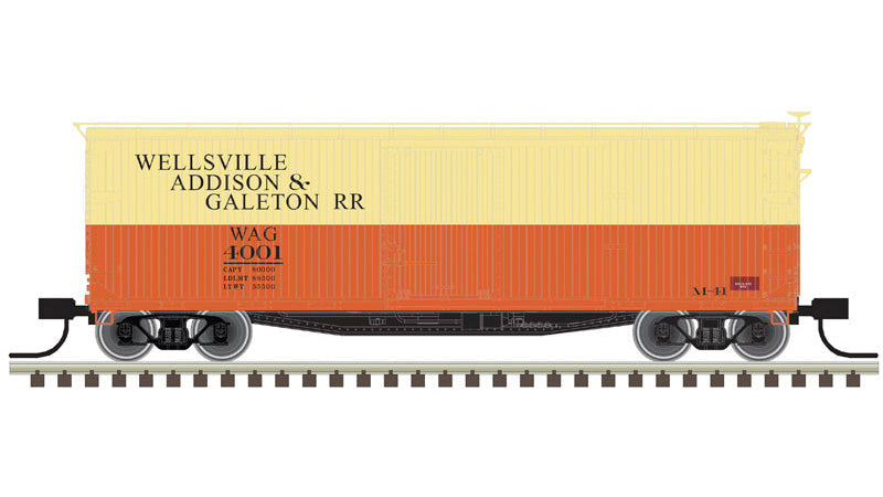Atlas N Master | USRA Double Sheathed Box Car  | Wellsville, Addison & Galeton 
