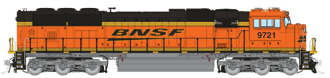 Rapido N Scale | EMD SD70MACe |  BNSF - H3 Swoosh Logo