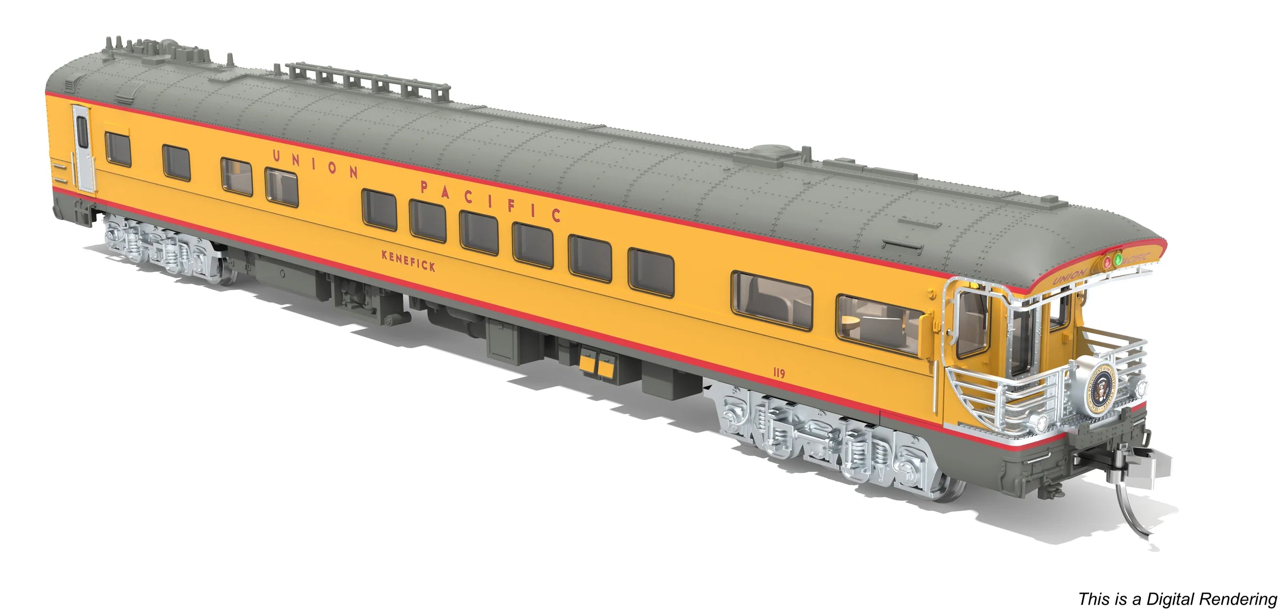 Broadway Limited (N Scale) | Business Car, "Kenefick" | Union Pacific | George Bush Funeral Train