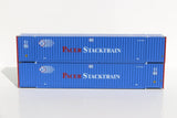 JTC N Scale 535011 | Pacer Stacktrain 53' High Cube 6-42-6 Corrugated Containers with Magnetic System