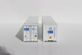 JTC N Scale 535012 | CSX INTERMODAL 53' High Cube 6-42-6 Corrugated Containers with Magnetic System