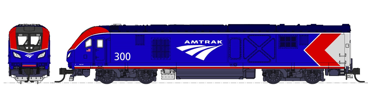 KATO N Scale 1766052 | ALC-42 Charger | Amtrak (Phase VI) #303
