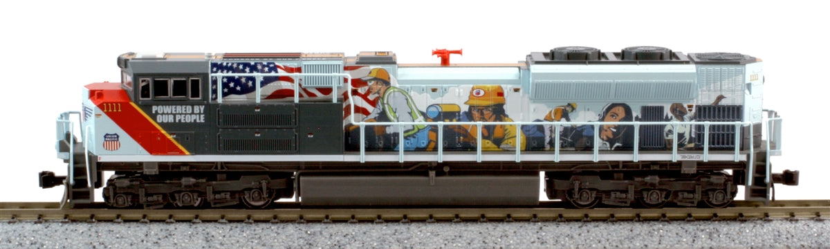 KATO N Scale 1768412D | EMD SD70ACe | Union Pacific #1111 "Powered by our People" | Digitrax DN163K1C Decoder