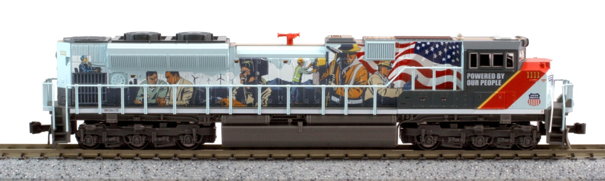 KATO N Scale 1768412D | EMD SD70ACe | Union Pacific #1111 "Powered by our People" | Digitrax DN163K1C Decoder