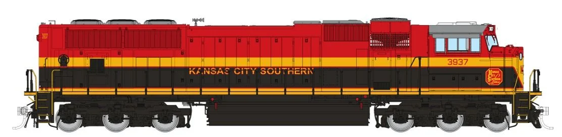 Rapido HO Scale | EMD SD70MACe | KCS - Southern Belle