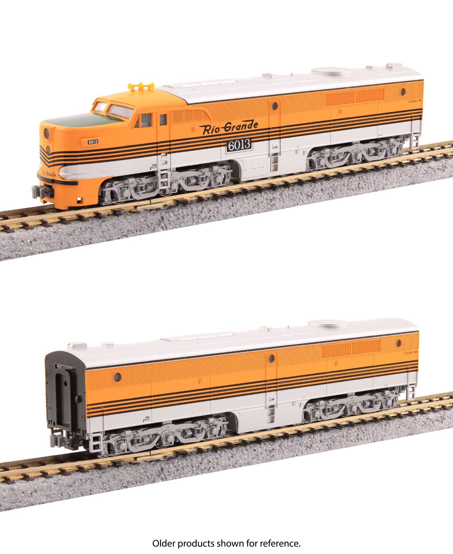 Kato N Scale | ALCO PA-1 & PB-1 | D&RGW | 2 Locomotive Set