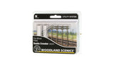 Woodland Scenics N Scale US2251 | Utility System | Pre-Wired Poles - Double Crossbar