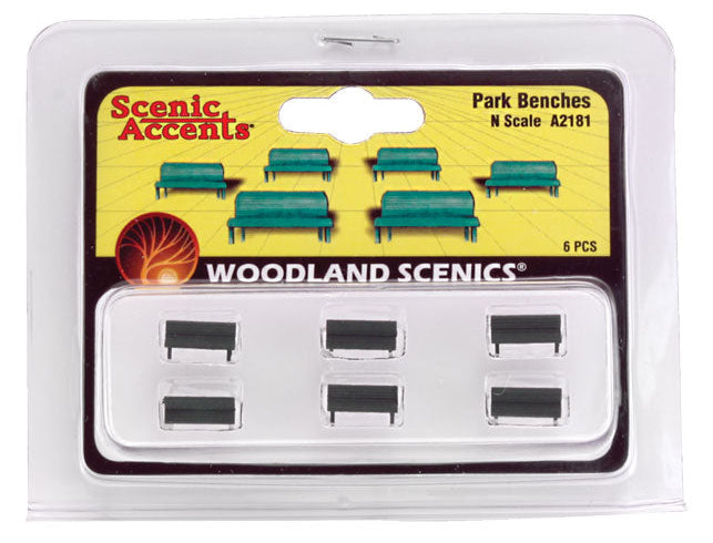 WOODLAND SCENIC N Scale A2181 | Park Bences