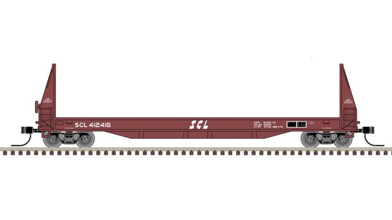 Atlas N Master | 50' SIECO Pulpwood Flat Car | Seaboard Coast Line