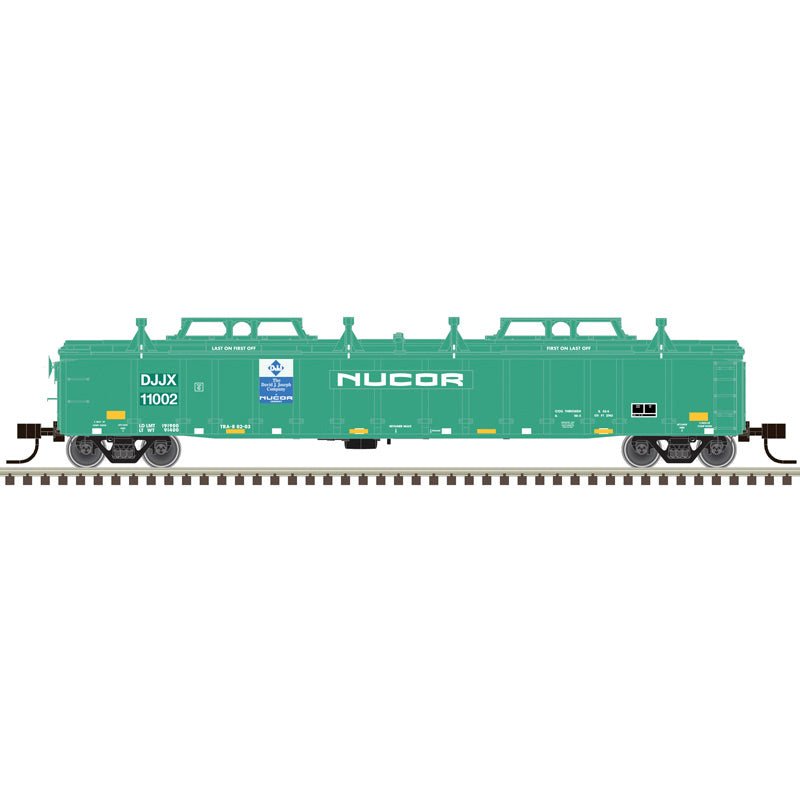 Atlas N Master | Thrall 2743 Gondola | David J. Joseph Co. (NUCOR) (w/cover)