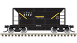 Atlas N Trainman | 70 Ton Ore Car | Lake Superior & Ishpeming w/ Conspic Stripes