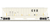 Atlas N Trainman | Thrall 4750 Covered Hopper | CSX w/conspic stripes