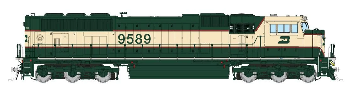 Rapido N Scale | EMD SD70MACe | Burlington Northern - Executive Scheme