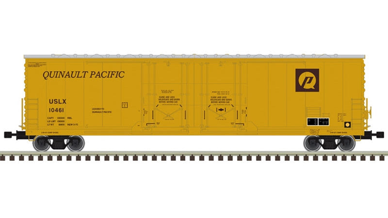 Atlas HO Master | 53’ Evans Double Plug Door Box Car | USLX - Quinault Pacific