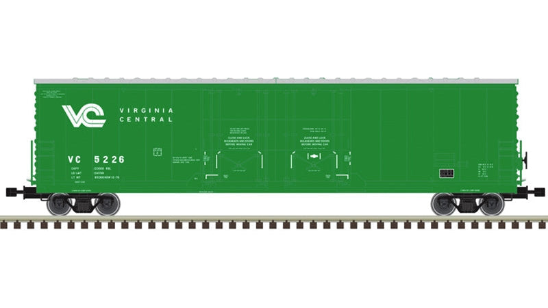 Atlas HO Master | 53’ Evans Double Plug Door Box Car | VC - Virginia Central
