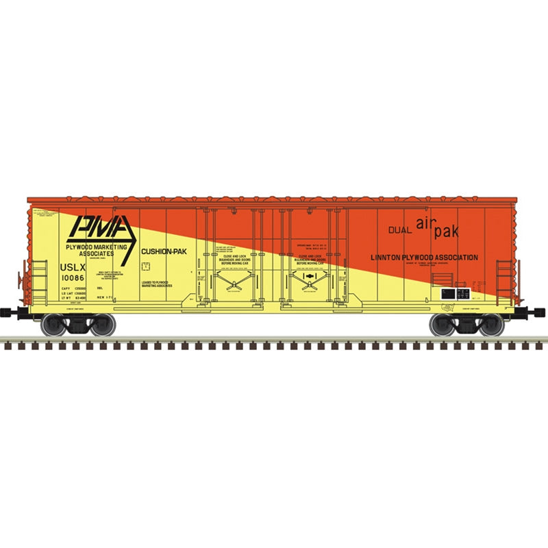 Atlas HO Master | 53’ Evans Double Plug Door Box Car | USLX - Plywood Marketing Associates