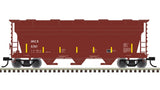 Atlas HO Trainman | ACF 3560 Covered Hopper | IMCX (w/ conspic stripes)