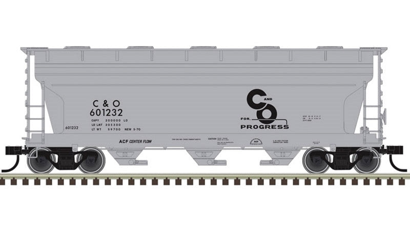 Atlas HO Trainman | ACF 3560 Covered Hopper | Chesapeake & Ohio