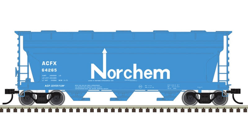 Atlas HO Trainman | ACF 3560 Covered Hopper | Norchem