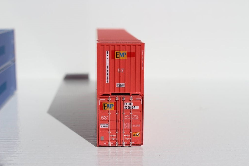 JTC N Scale 535041 |  EMP (Ex - Hub Group) 53' High Cube 6-42-6 Corrugated Containers with Magnetic System - B360 Hobbies