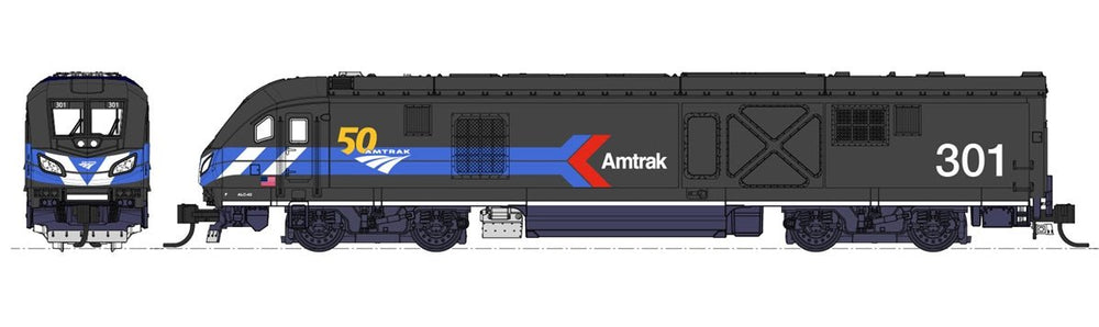 KATO N Scale 1766050 | ALC-42 Charger | Amtrak "Day One" #301 - B360 Hobbies