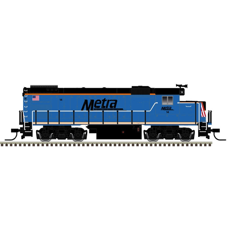 Atlas N Trainman | EMD GP15-1 | Metra #14 | DC/DCC Ready Only
