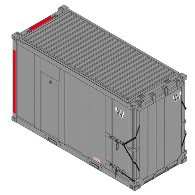 Atlas N Trainman | 20' High-Cube MSW Containers | AWIU