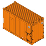 Atlas N Trainman | 20' High-Cube MSW Containers | DSEU