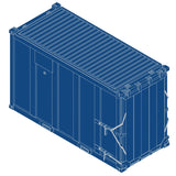 Atlas N Trainman | 20' High-Cube MSW Containers | Interstate Waste Service (IWS)