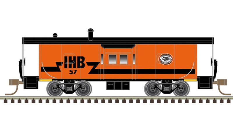 Atlas N Master | Bay Window Caboose | Indiana Harbor Belt (IHB)