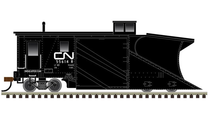 Atlas N Master | Russel Snow Plow | Canadian National #55614