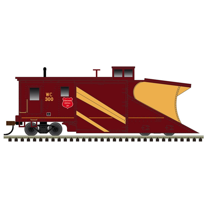 Atlas N Master | Russel Snow Plow | Wisconsin Central #300