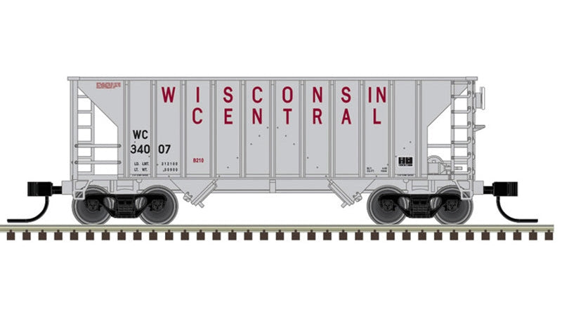Atlas N Master | Greenville 100 ton Twin Hopper | Wisconsin Central