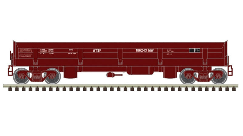 Atlas N Master | Difco Dump Car | ATSF (sans-serif lettering)