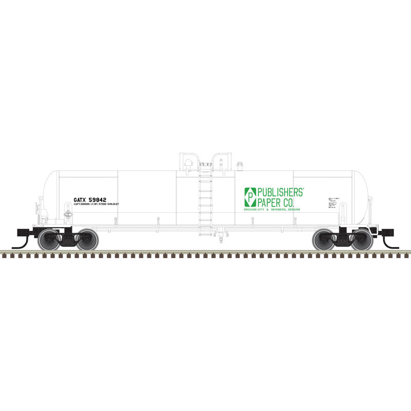 Atlas N Master | 20,700 Gallon Tank Car | Publishers Paper