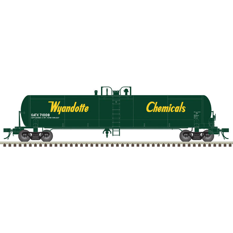 Atlas N Master | 20,700 Gallon Tank Car | Wyandotte (GATX)