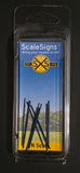 SCALESIGNS (N Scale) N1004 |  Blue Pole - B360 Hobbies