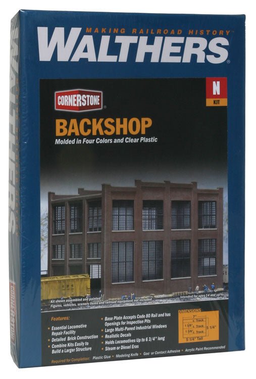 Walthers Cornerstone N  | 933-3227 Backshop Kit