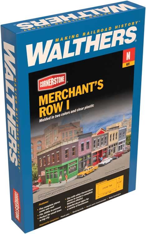 Walthers Cornerstone N  | 933-3850 Merchant's Row I Kit