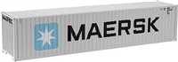 ATLAS N Scale 50004164 |  Maersk  40' Standard Height Containers (Set #1)