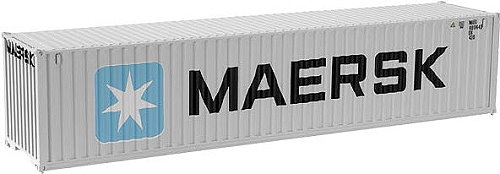 ATLAS N Scale 50004164 |  Maersk  40' Standard Height Containers (Set #1)